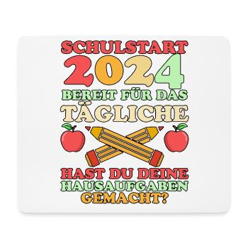 Parents Schoolchild Primary School First Grade School Enrollment - Mouse Pad (horizontal) - white - Front