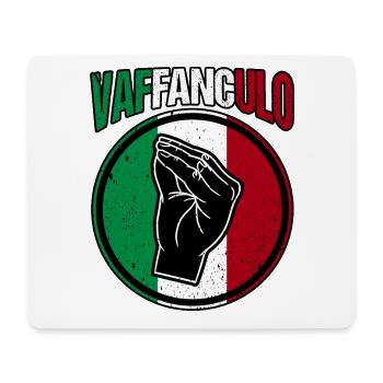 Italien Italiener Vaffanculo - Mousepad (Querformat) - Weiß - Vorne