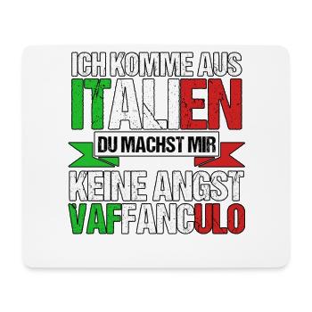 Italien Italiener Vaffanculo - Mousepad (Querformat) - Weiß - Vorne