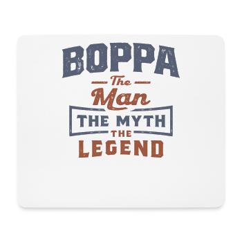 Boppa Der Mann Der Mythos Die Legende - Großeltern - Mousepad (Querformat) - Weiß - Vorne