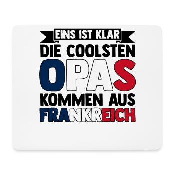 Franzosen Französisch Frankreich - Mousepad (Querformat) - Weiß - Vorne