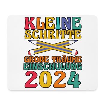 1st Grade Schoolchild Back to School Enrollment - Mouse Pad (horizontal) - white - Front