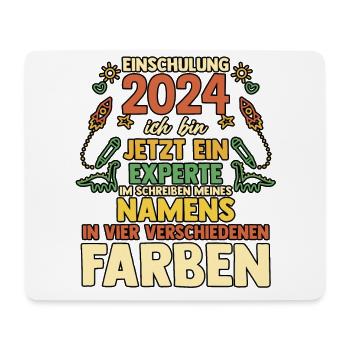 1st Grade Schoolchild Back to School Enrollment - Mouse Pad (horizontal) - white - Front