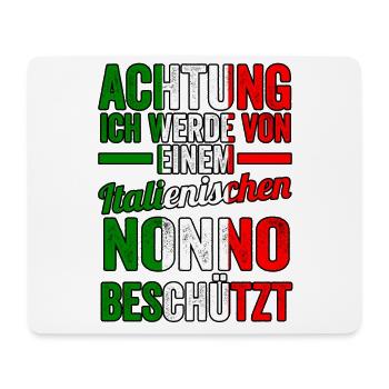 Italia Italiener Opa Nonno Italienisch Italien - Mousepad (Querformat) - Weiß - Vorne