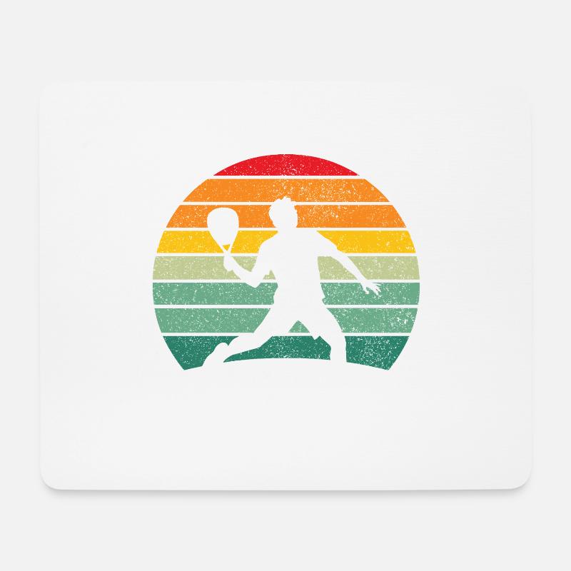 Einer von uns beiden spielt besser als du Padel - Mousepad (Querformat) - Weiß