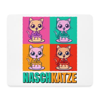 Gâteau pour chat dent sucrée Gâteau Snacking Pâtisserie Sucré - Tapis de souris (format paysage) - blanc - Devant