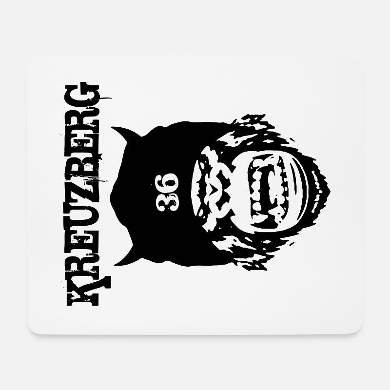 Kreuzberg - Mousepad (Querformat) - Weiß