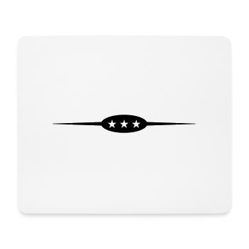 Star Line Element - Mouse Pad (horizontal) - white - Front
