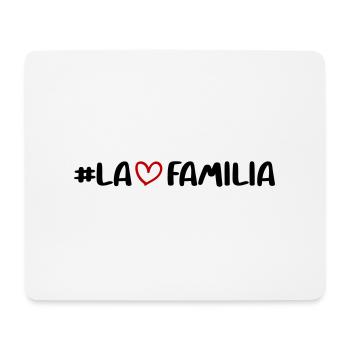 La Familia Coeur - Tapis de souris (format paysage) - blanc - Devant