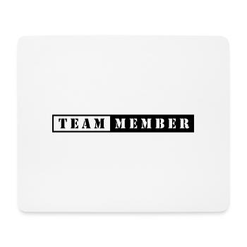 team member - Mouse Pad (horizontal) - white - Front