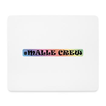 Malle Crew - Mouse Pad (horizontal) - white - Front