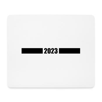 2023 Jahr - Mousepad (Querformat) - Weiß - Vorne