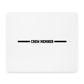 Crew Members - Mouse Pad (horizontal) - white - Front