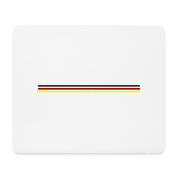 Germany Flag Line - Mouse Pad (horizontal) - white - Front