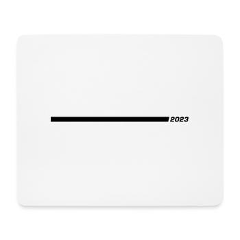 2023 Linie - Mousepad (Querformat) - Weiß - Vorne