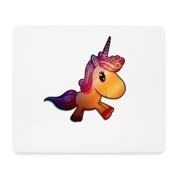 Einhorn Einhörner Regenbogen Fantasy Geschenk Idee - Mousepad (Querformat) - Weiß - Vorne