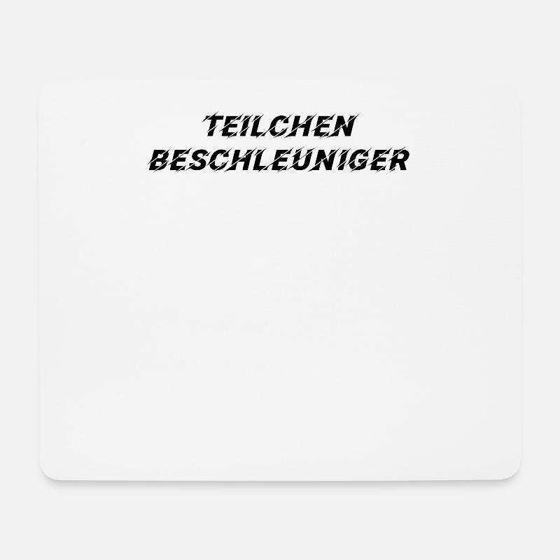 teilchenbeschleuniger Lichtgeschwindigkeit - Mousepad (Querformat) - Weiß