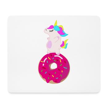Unicorn Donut - Mouse Pad (horizontal) - white - Front