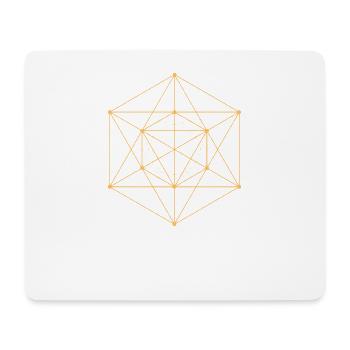 Sacred Geometry - Hexagon - Mouse Pad (horizontal) - white - Front