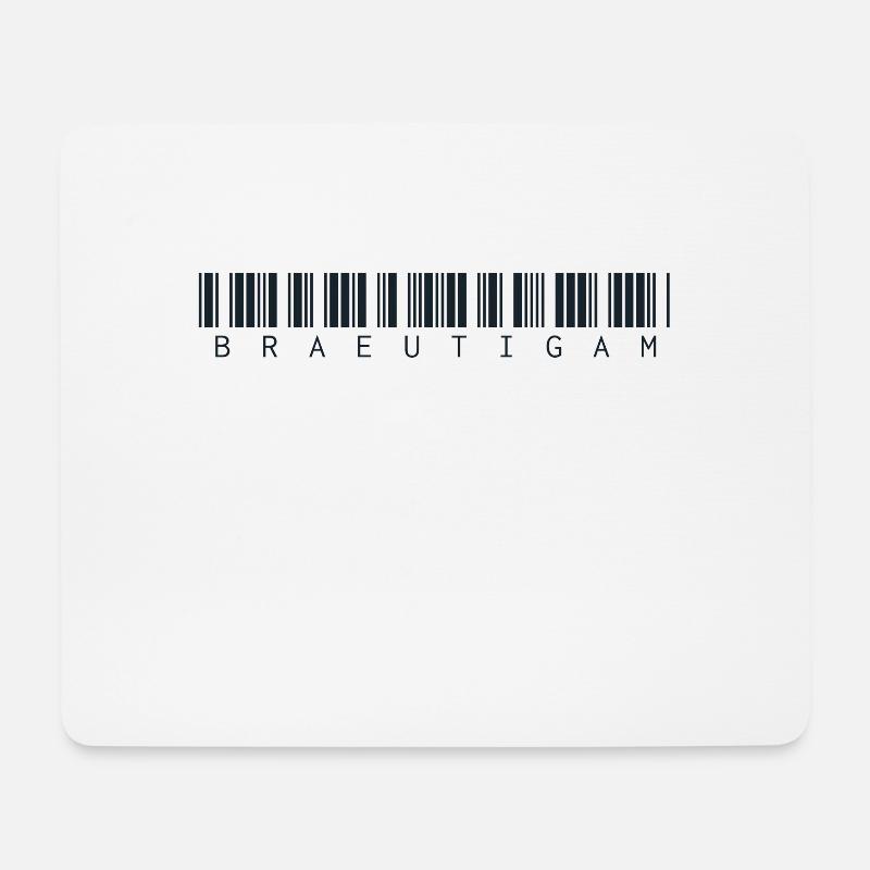 Bräutigam - Mousepad (Querformat) - Weiß