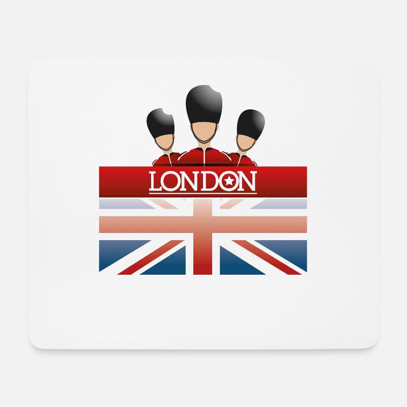 London ist meine Stadt - Mousepad (Querformat) - Weiß