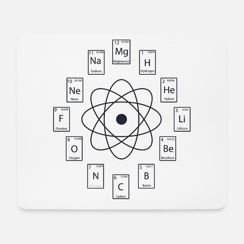 Periodic table - Mouse Pad (horizontal) - white