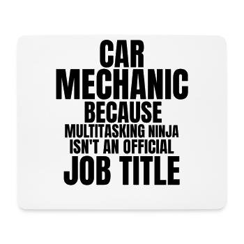Mechaniker - Mousepad (Querformat) - Weiß - Vorne