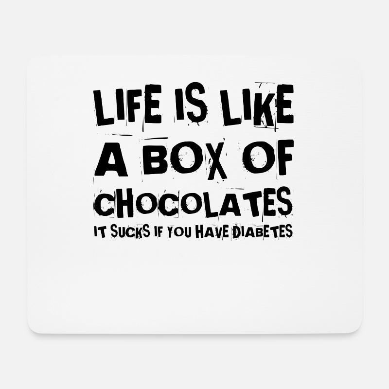 Diabetes - Mouse Pad (horizontal) - white