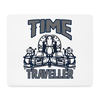 Time travel to the future - Mouse Pad (horizontal) - white - Front