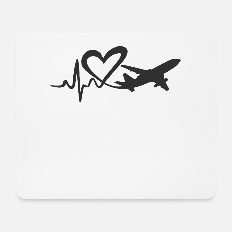 Reise - Mousepad (Querformat) - Weiß