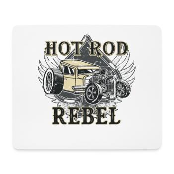 Hot rod voitures classiques voitures anciennes - Tapis de souris (format paysage) - blanc - Devant