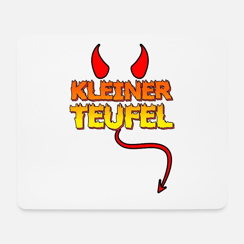 Kleiner Teufel Teufelchen Teuflisch Böse Gemein - Mousepad (Querformat) - Weiß
