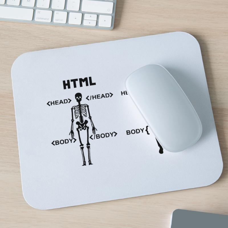 HTML vs CSS Programmiersprache Mousepad (Querformat)