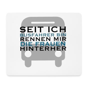 Lustiger Busfahrer Spruch Geschenkidee - Mousepad (Querformat) - Weiß - Vorne