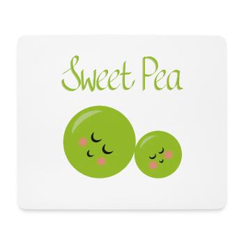 Sweet Pea - Mouse Pad (horizontal) - white - Front