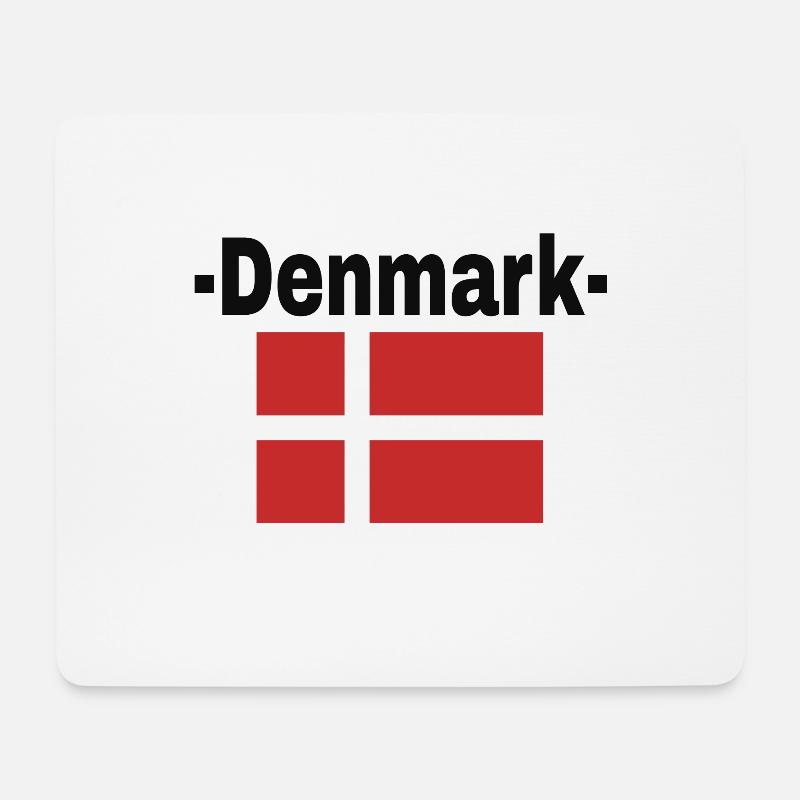 Dänemark - Mousepad (Querformat) - Weiß