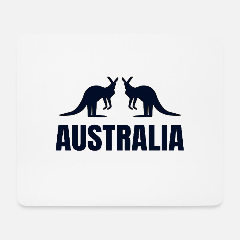 Australien - Mousepad (Querformat) - Weiß