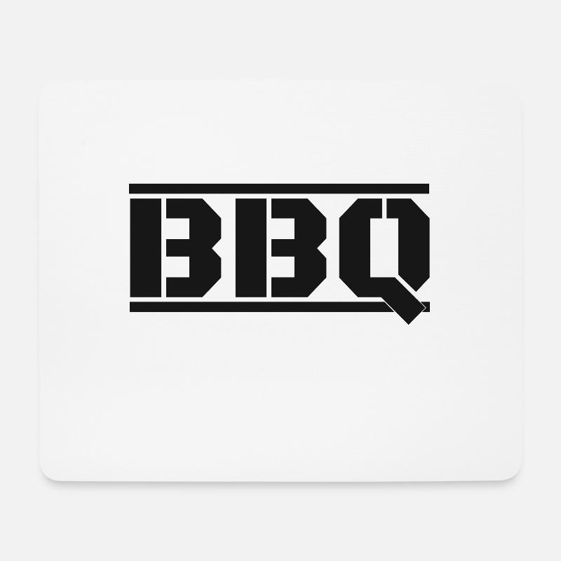 BBQ - Mousepad (Querformat) - Weiß