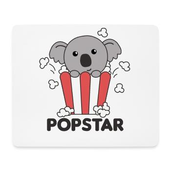 Koala Popcorn Time Funny Animal in Food - Mouse Pad (horizontal) - white - Front