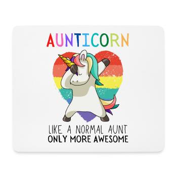 Aunticorn Dabbendes Unicorn Dabbing Unicorn Aunt - Mouse Pad (horizontal) - white - Front
