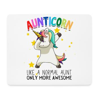 Aunticorn Aunt Dabbendes Unicorn Dabbing Unicorn - Mouse Pad (horizontal) - white - Front