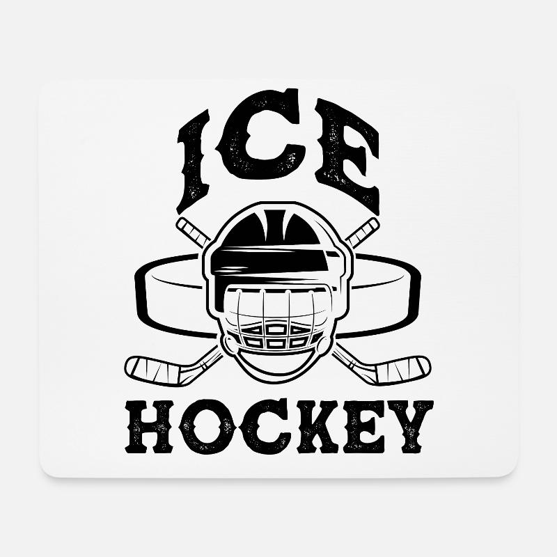 ice hockey ice hockey - Mouse Pad (horizontal) - white