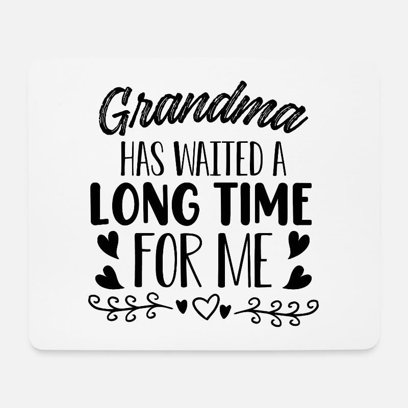 großmutter oma baby - Mousepad (Querformat) - Weiß