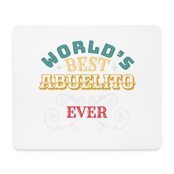 Worlds Best Abuelito Ever - Mousepad (Querformat) - Weiß - Vorne