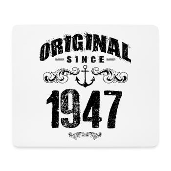 1947 original since - Mousepad (Querformat) - Weiß - Vorne