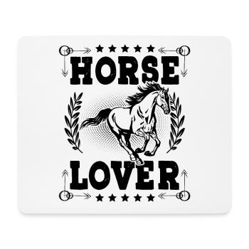 Horse Lover - Mousepad (Querformat) - Weiß - Vorne