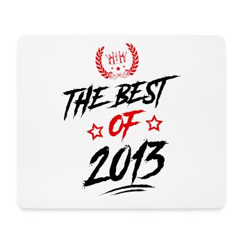 2013 best of - Tapis de souris (format paysage) - blanc - Devant