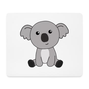 Koala mignon animaux mignons pour les enfants mignons - Tapis de souris (format paysage) - blanc - Devant