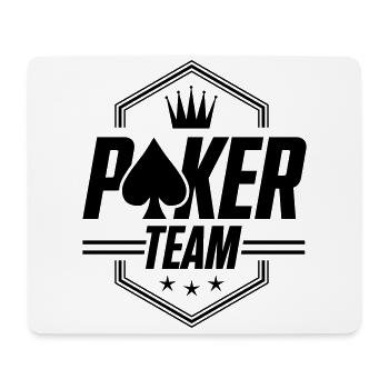 équipe de poker - Tapis de souris (format paysage) - blanc - Devant