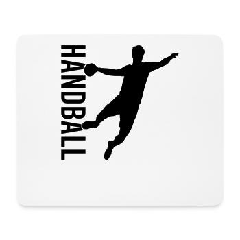 Handball - Tapis de souris (format paysage) - blanc - Devant